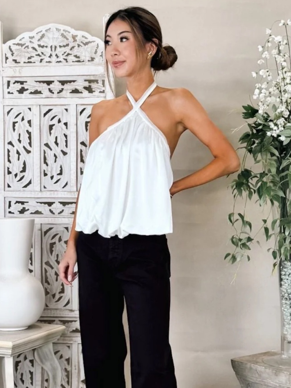 NWT Bec+Bridge Amiah Halter Top